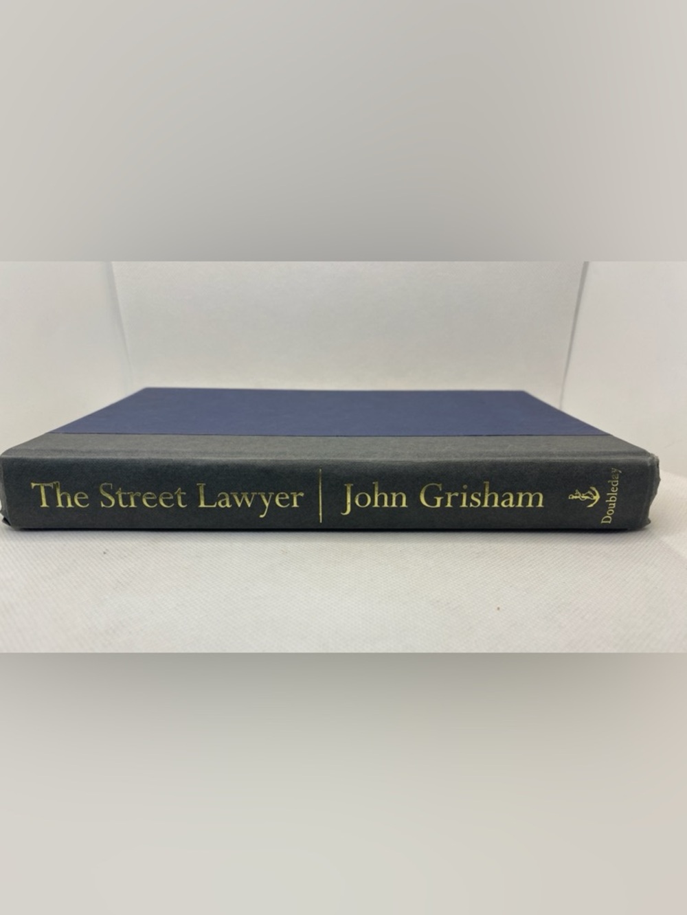 John Grisham 'The Lawyer' Hardcover Book - Navy & Charcoal with Gold Lettering